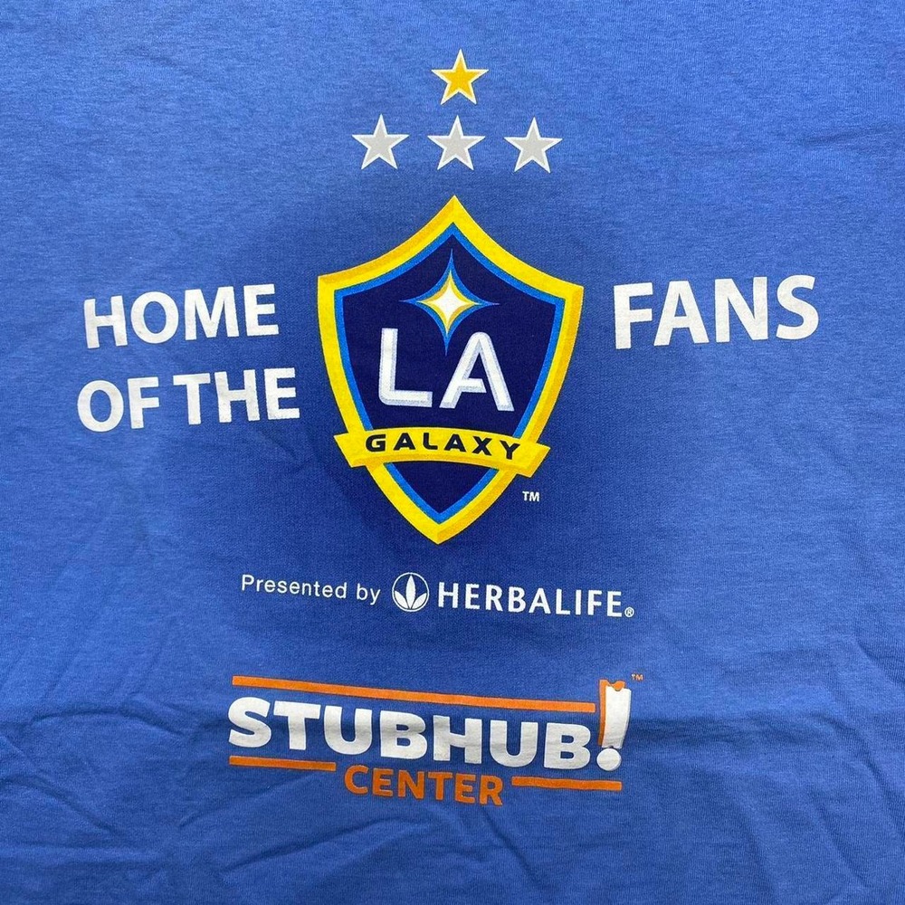 2013 LA Galaxy soccer promo shirt